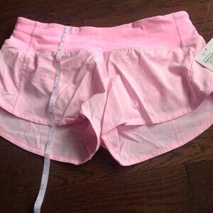 Brand New Lululemon Miami Pink Shorts 2.5" Size 4